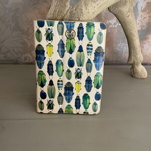 Colorful Beetle Patterned Ipad cover tory burch